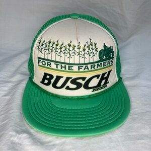 For The Farmers Busch Beer Hat Cap Snapback Trucker